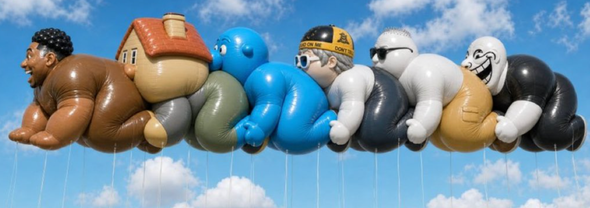 Memipede floating in the sky